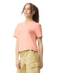 Comfort Colors Ladies' Heavyweight Middie T-Shirt peachy ModelSide