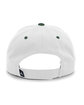 Pacific Headwear Cotton-Poly Cap white/ d green ModelBack