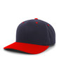 Pacific Headwear Cotton-Poly Cap navy/ red ModelQrt