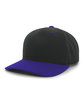 Pacific Headwear Cotton-Poly Cap black/ purple ModelQrt