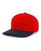 Pacific Headwear Cotton-Poly Cap red/ navy ModelQrt