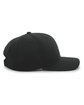Pacific Headwear Cotton-Poly Cap black ModelSide