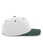 Pacific Headwear Cotton-Poly Cap white/ d green ModelSide