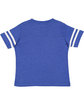 Rabbit Skins Toddler Football T-Shirt vn royal/ bd wht ModelBack