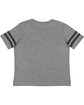 Rabbit Skins Toddler Football T-Shirt grn hth/ vin smk ModelBack