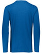 Augusta Sportswear Adult Tri-Blend Long Sleeve T-Shirt royal heather ModelBack