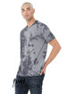 Bella + Canvas Unisex Tie Dye T-Shirt WHT/ GRY/ BL TD ModelQrt