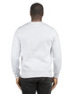Threadfast Apparel Unisex Ultimate Crewneck Sweatshirt white ModelBack