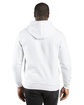 Threadfast Apparel Unisex Ultimate Fleece Pullover Hooded Sweatshirt white ModelBack