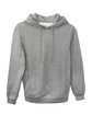 Threadfast Apparel Unisex Ultimate Fleece Pullover Hooded Sweatshirt heather grey OFFront
