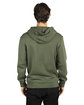 Threadfast Apparel Unisex Ultimate Fleece Full-Zip Hooded Sweatshirt army ModelBack