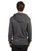 Threadfast Apparel Unisex Ultimate Fleece Full-Zip Hooded Sweatshirt charcoal heather ModelBack