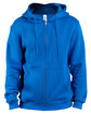 Threadfast Apparel Unisex Ultimate Fleece Full-Zip Hooded Sweatshirt royal OFFront