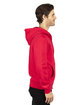 Threadfast Apparel Unisex Ultimate Fleece Full-Zip Hooded Sweatshirt red ModelSide