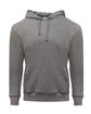 Threadfast Apparel Unisex Triblend French Terry Hoodie CHARCOAL HEATHER OFFront