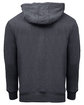 Threadfast Apparel Unisex Triblend French Terry Hoodie BLACK HEATHER OFBack