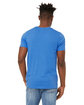 Bella + Canvas Unisex Sueded T-Shirt hthr colum blue ModelBack