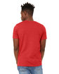 Bella + Canvas Unisex Sueded T-Shirt heather red ModelBack