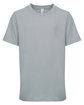 Next Level Apparel Youth Boys’ Cotton Crew light gray OFFront