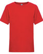 Next Level Apparel Youth Boys’ Cotton Crew red OFFront