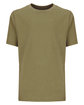 Next Level Apparel Youth Boys’ Cotton Crew military green OFFront