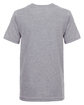 Next Level Apparel Youth Boys’ Cotton Crew heather gray OFBack