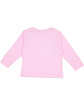 Rabbit Skins Toddler Long-Sleeve T-Shirt pink ModelBack