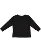 Rabbit Skins Toddler Long-Sleeve T-Shirt black ModelBack