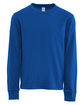 Next Level Apparel Youth Cotton Long Sleeve T-Shirt royal OFFront