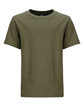 Next Level Apparel Youth CVC Crew MILITARY GREEN OFFront