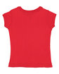 Rabbit Skins Toddler Girls' Fine Jersey T-Shirt red ModelBack