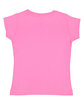 Rabbit Skins Toddler Girls' Fine Jersey T-Shirt raspberry ModelBack