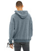 Bella + Canvas FWD Fashion Unisex Sueded Fleece Pullover Sweatshirt heather slate ModelBack