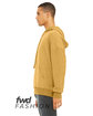 Bella + Canvas FWD Fashion Unisex Sueded Fleece Pullover Sweatshirt heather mustard ModelSide