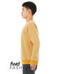 Bella + Canvas Unisex Sueded Drop Shoulder Sweatshirt heather mustard ModelSide