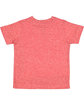 Rabbit Skins Toddler Harborside Melange Jersey T-Shirt red melange ModelBack
