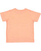 Rabbit Skins Toddler Harborside Melange Jersey T-Shirt papaya melange ModelBack