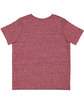 Rabbit Skins Toddler Harborside Melange Jersey T-Shirt burgundy melange ModelBack