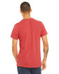 Bella + Canvas Unisex Triblend T-Shirt RED TRIBLEND ModelBack