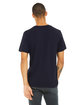 Bella + Canvas Unisex Triblend T-Shirt SOLID NVY TRBLND ModelBack