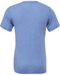 Bella + Canvas Unisex Triblend T-Shirt blue triblend FlatBack