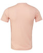 Bella + Canvas Unisex Triblend T-Shirt peach triblend FlatBack