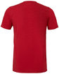 Bella + Canvas Unisex Triblend T-Shirt solid red tribln FlatBack