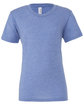 Bella + Canvas Unisex Triblend T-Shirt BLUE TRIBLEND FlatFront
