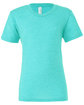 Bella + Canvas Unisex Triblend T-Shirt sea green trblnd OFFront