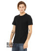 Bella + Canvas Unisex Triblend T-Shirt BLK HTHR TRIBLND ModelQrt