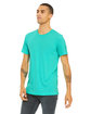 Bella + Canvas Unisex Triblend T-Shirt SEA GREEN TRBLND ModelQrt