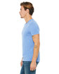 Bella + Canvas Unisex Triblend T-Shirt blue triblend ModelSide