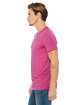 Bella + Canvas Unisex Triblend T-Shirt berry triblend ModelSide
