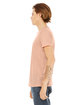 Bella + Canvas Unisex Triblend T-Shirt peach triblend ModelSide